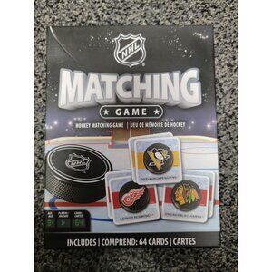 NHL Matching Game Hockey Memory Game With 64 Cards For Ages 3+